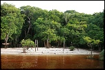 Plage au bord du rio ngro