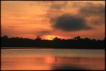 Lever du soleil sur le Rio Ngro