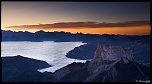 Mont aiguille  l'aube