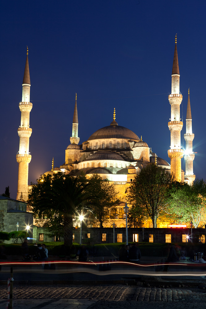 La mosque bleue de nuit