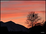 Coucher de soleil,hiver2010.