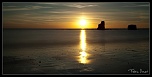 Coucher de soleil sur la plage de la Mine d'Or