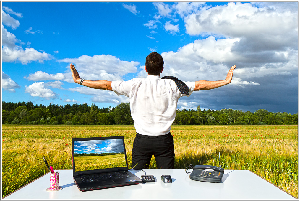 Open Space Horizon Horizontal (petite dformation suite  remarques sur le forum, merci !)
