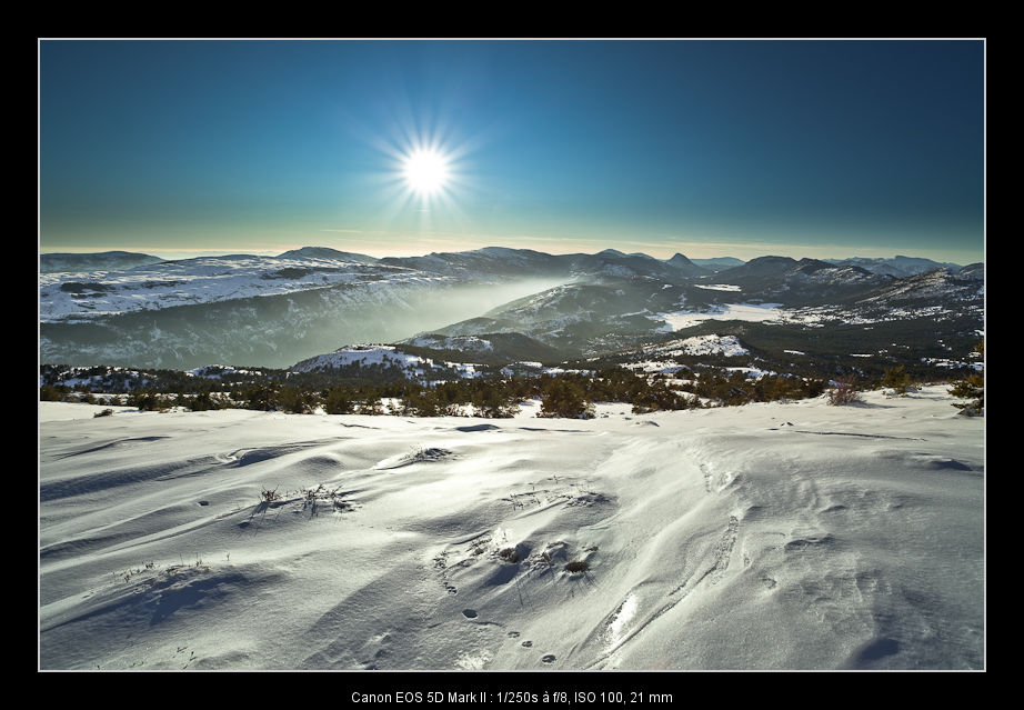 Jeu de lumire sur la haute valle du Loup