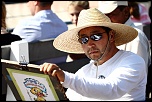 Painter drawing in L.A
