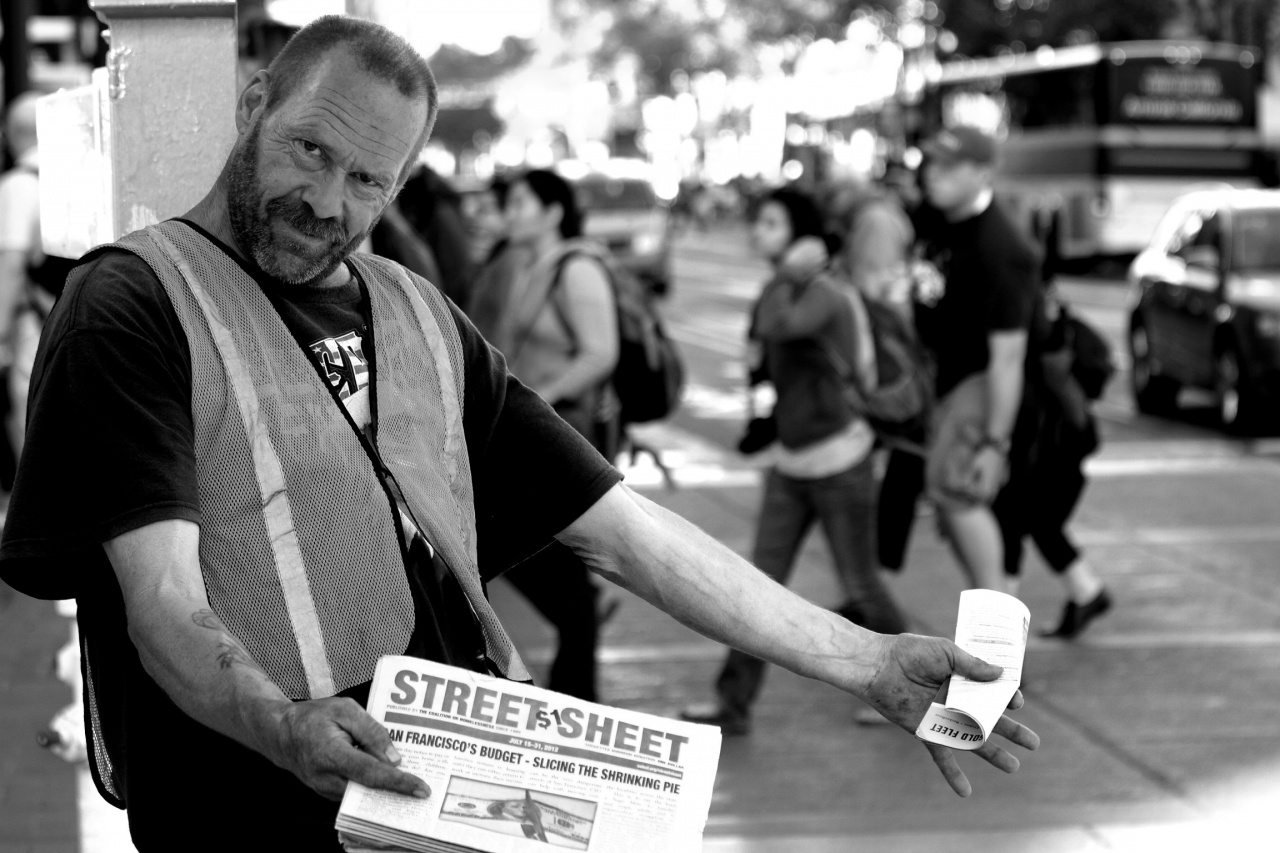 San Francisco that dude trying to sell me his paper