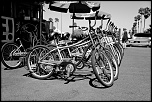 Bikes in California Beach