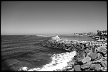 rocks pier in Torrance at LA