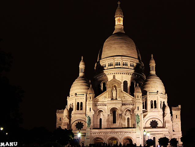 sacr coeur de nuit