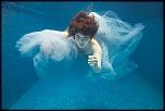 Lucile sous l'eau