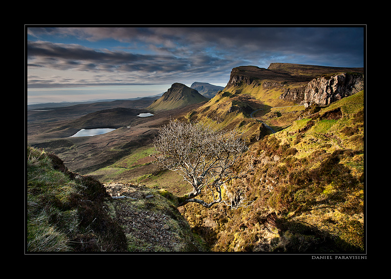 The Quiraing sous une belle lumire matinale (Isle of Skye - Ecosse)
