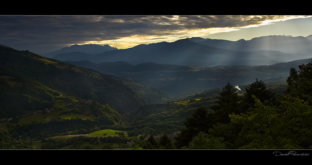 Pere de lumire sur le Vercors